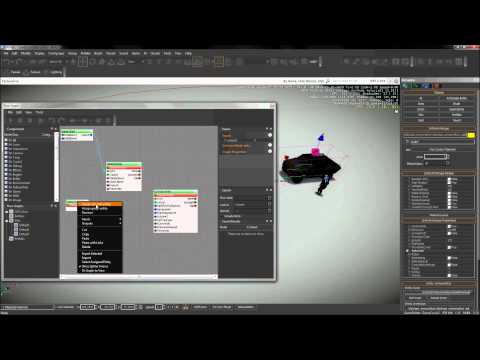 Crychinima 14 -- Flow Graph Example - Driving Vehicles