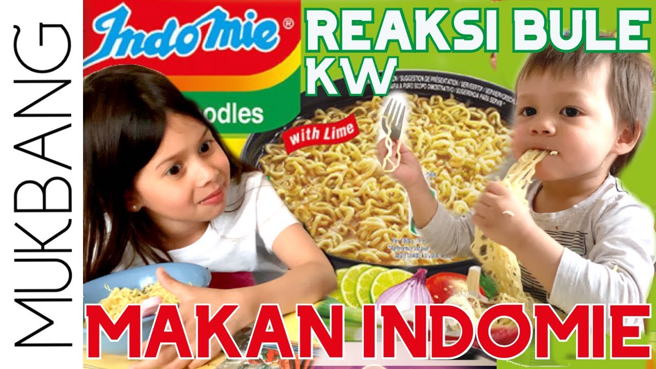 REAKSI KELUARGA BULE MAKAN MAKANAN INDONESIA INDOMIE DI LUAR NEGERI