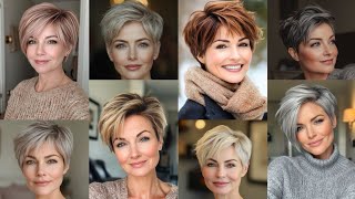 видео: Короткая стрижка и прическа для женщин старше 60 лет / тренд 2025 года картинка: Короткая стрижка и прическа для женщин старше 60 лет / тренд 2025 года