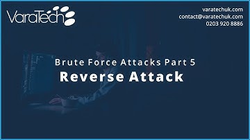 What is a Reverse Brute Force Attack?