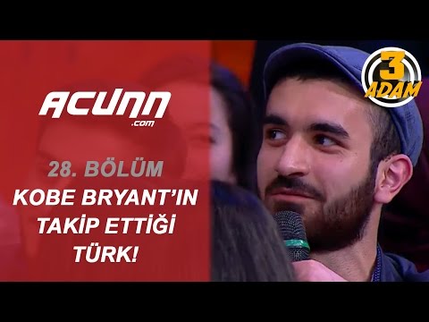 Kobe Bryant'ın Takip Ettiği Tek Türk 3 Adam'da! | 3 Adam