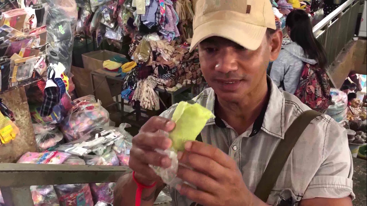 Cambodia Market -Phsar Orussey  in Phnom Penh ផ្សារអូរឫស្សី