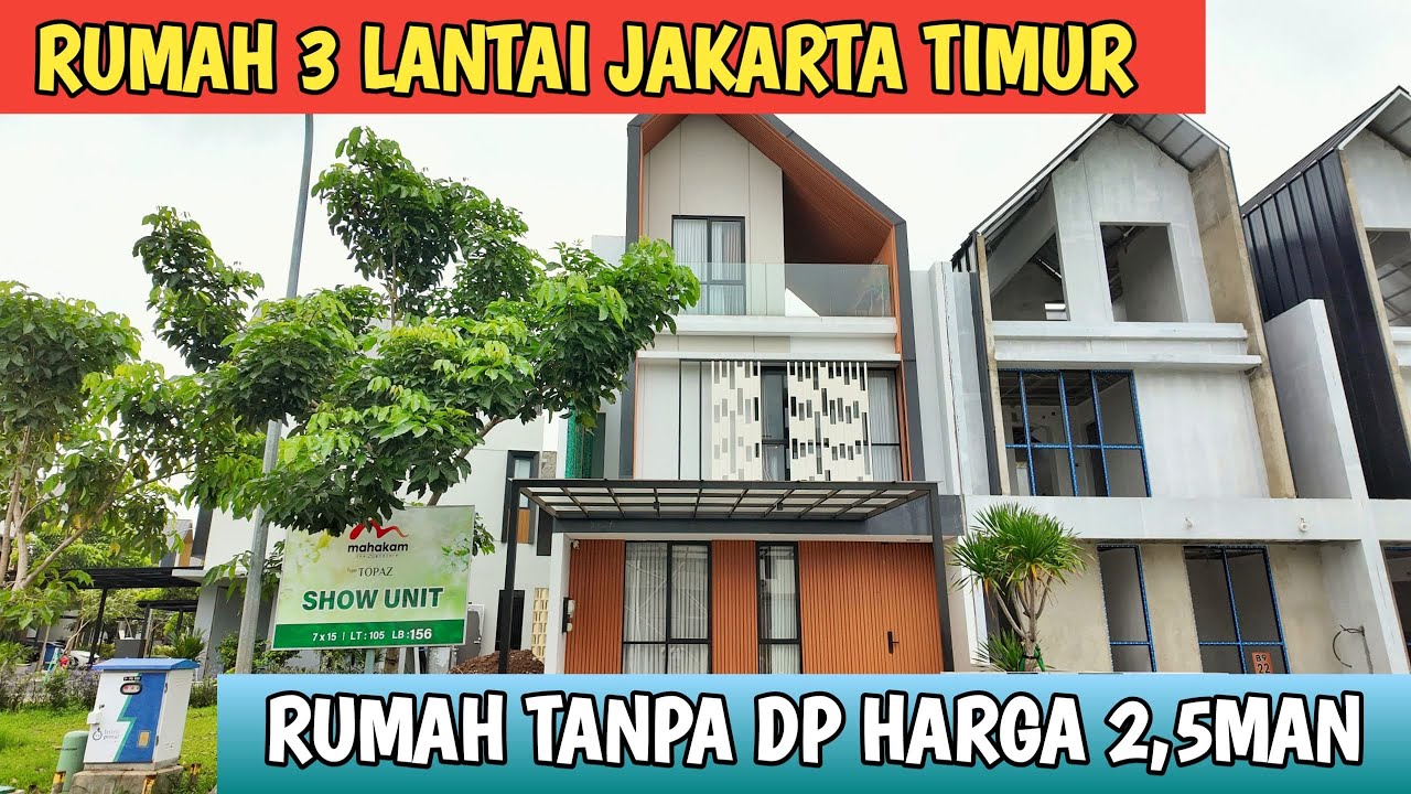 Rumah Elite Jakarta Lengkap Dengan Jacuzzi Di Lantai Ketiga | Jakarta Garden City Cluster Mahakam