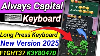 How To Set up Always Capital Or Long Press Keyboard || F1GHT37 Keyboard 2025 || screenshot 3