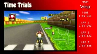 [MKWii] Time Trials by Wisp - 1:44.511 N64 Mario Raceway