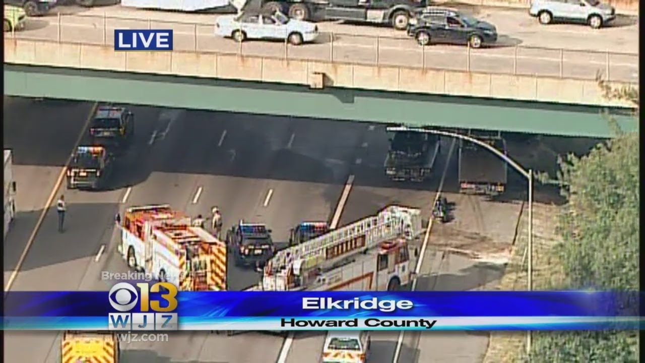1 Injured After Tractor-Trailers, Cars Collide On I-95 - YouTube
