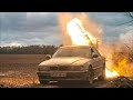 Гибрид 122 мм РСЗО и автомобиля BMW ВСУ