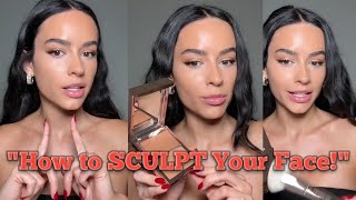 GRWM How To Sculpt Your Face Like a Pro | Contour & Bronze in One Step! How To Sculpt Bronze The Face For Beginners Bronzer 101 Makeup Makeuptutorial