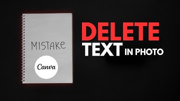 Canva Tutorial: How to Remove Text From an Image in Canva (Beginner