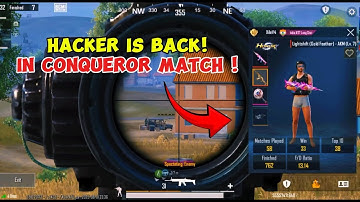 Hacker is Back in Conqueror Lobby! 😱🔥#BGMI #PUBGMobile #Hacker