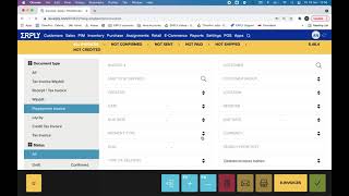 Prepayment invoices in ERPLY Back Office (What they are and their different statuses)