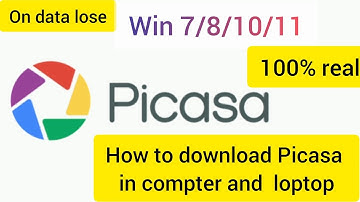 how to download photo editing app ( Picasa )in compter and laptop