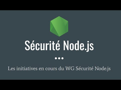 Sécurité Node.js -