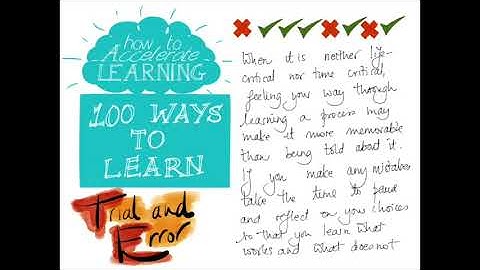100 Ways to Learn #84 Trial and Error | The Learning and Performance Institute