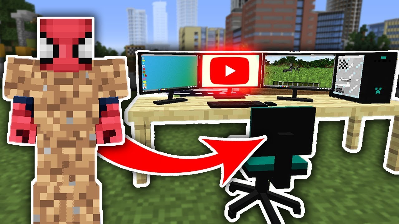 Fakir Örümcek Adam Youtuber Oldu Video Çekiyor - Minecraft 