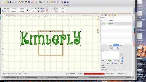 Create an Embroidery Name Snaptab Design using Embrilliance
