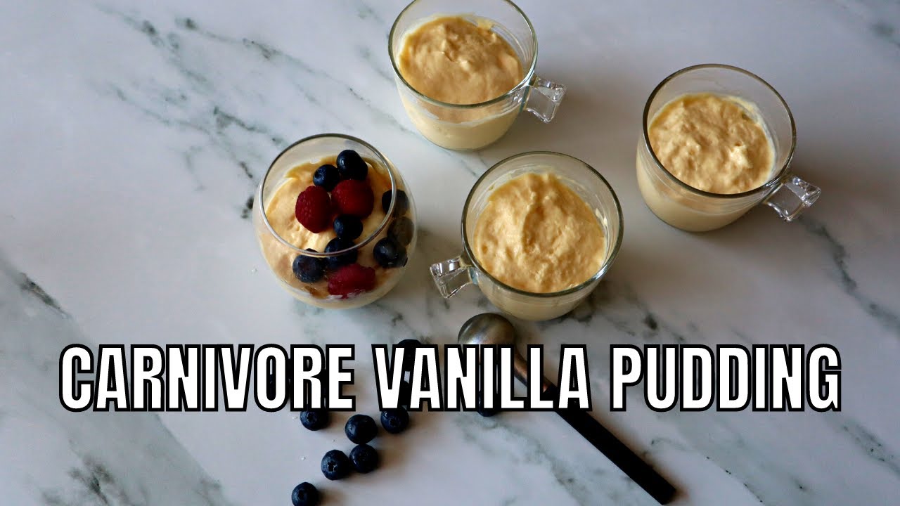 CARNIVORE VANILLA PUDDING! Keto/Carnivore egg yolk pudding! YouTube