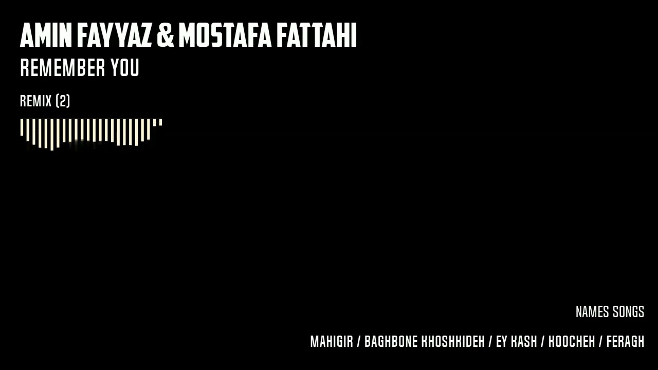 به یاد مصطفی فتاحی 🖤 | Remember You (2) @aminfayyaz