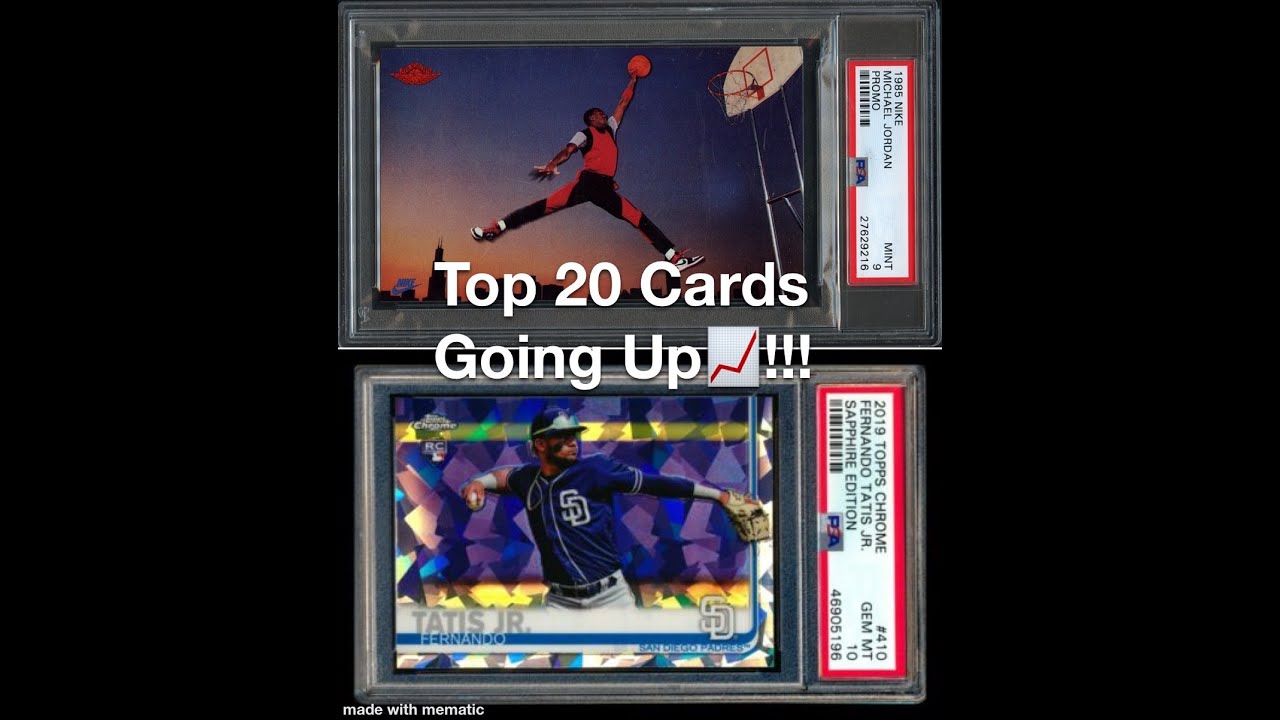 Top 20 Sports Cards on the Rise 💰 from July to August 2020! Insane in