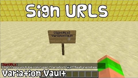 Minecraft Bukkit Plugin - SIGN URLs - Link a sign to a Web URL - Custom Link words