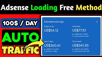 Adsense Loading - 10-100$ Per day | Adsense Loading method 2023
