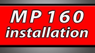 Canon Pixma MP160 printer installation