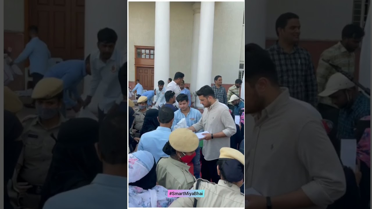 Akberuddin owaisi son Dr.Nooruddin owaisi distributed ration kits 