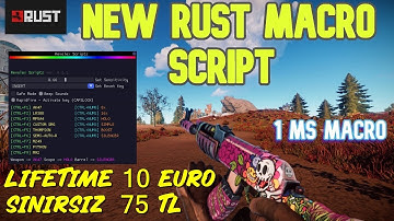 Rust Script | Rust Macro Best 2021 (FREE TRIAL 1 DAY) UNDETECTED | LIFETIME 10 EURO!