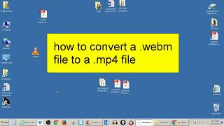 video conversion - .webm to .mp4