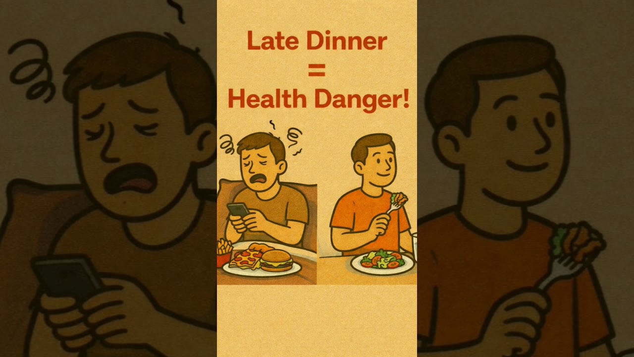 रात को देर से खाना खाने के नुकसान