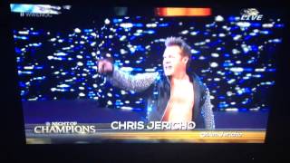 Fan Enters Ring\/ Chris Jericho Entrance Night of Champions 2015
