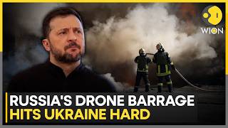 Russiaukraine War Ukraine Claims Russia Launched More Than 200 Drones Overnight  Wion