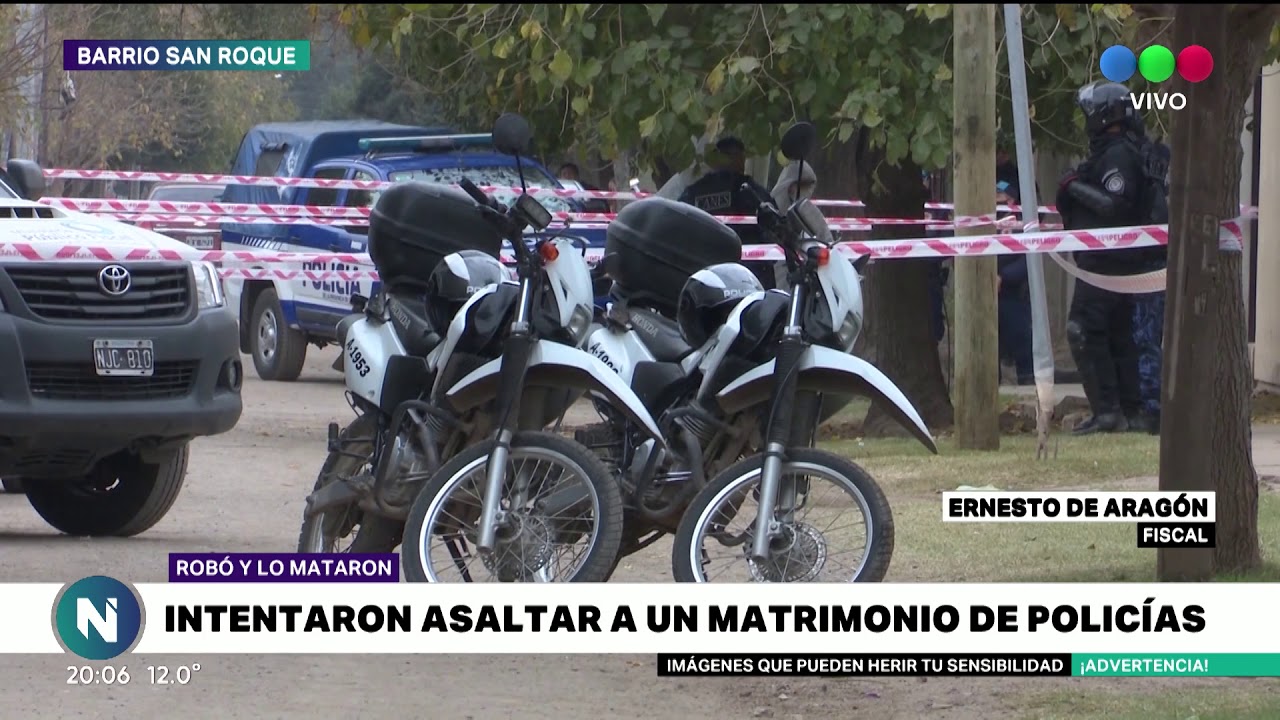 Tiroteo, intento de robo y un muerto en barrio San Roque - YouTube