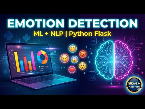Advanced Text Emotion Detection System with ML | Python Flask NLP Project | Source Code
