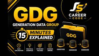 GDG in Mainframe Explained Completely | Complete Guide with Examples & Interview Questions