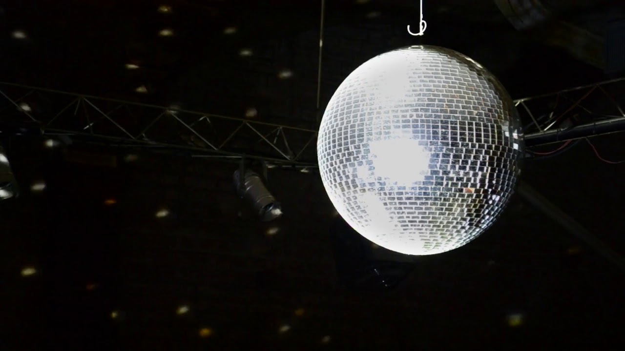 Spinning Disco Ball | Animated Moving Video Background - YouTube