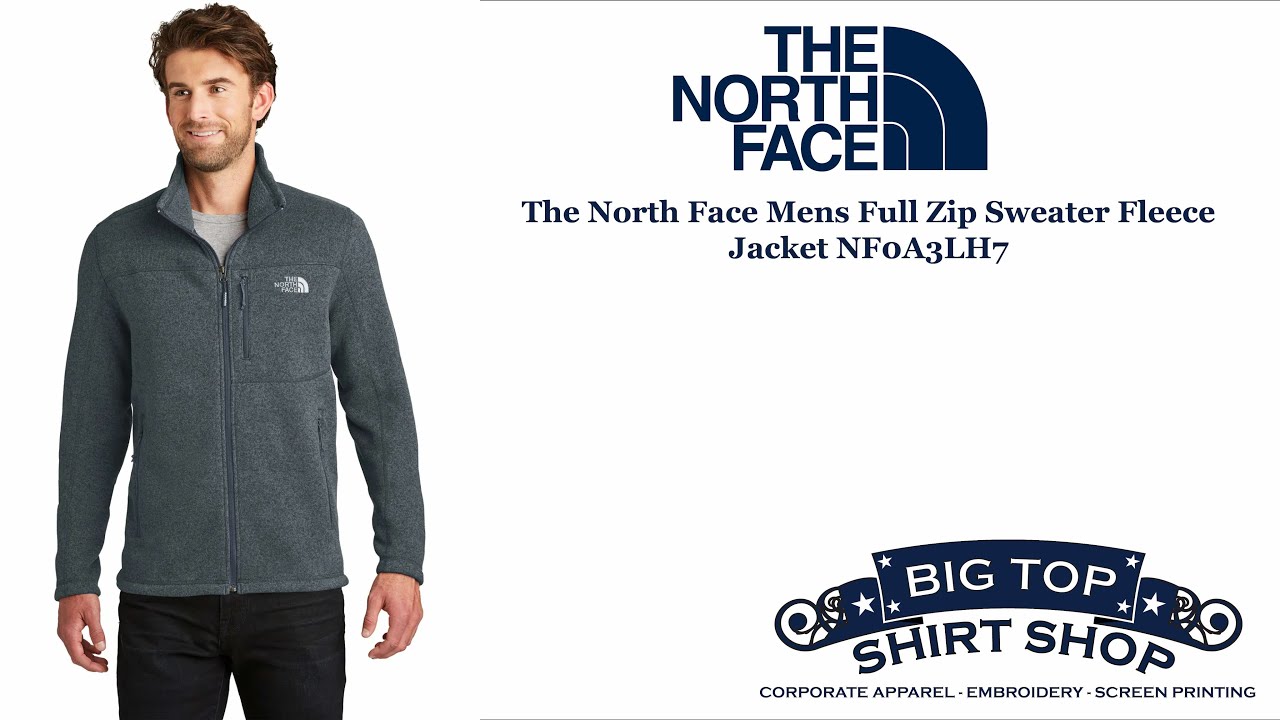 The North Face Mens Full Zip Sweater Fleece Jacket NF0A3LH7