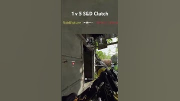 1 v 5 Search and destroy clutch #blackops6 #gaming