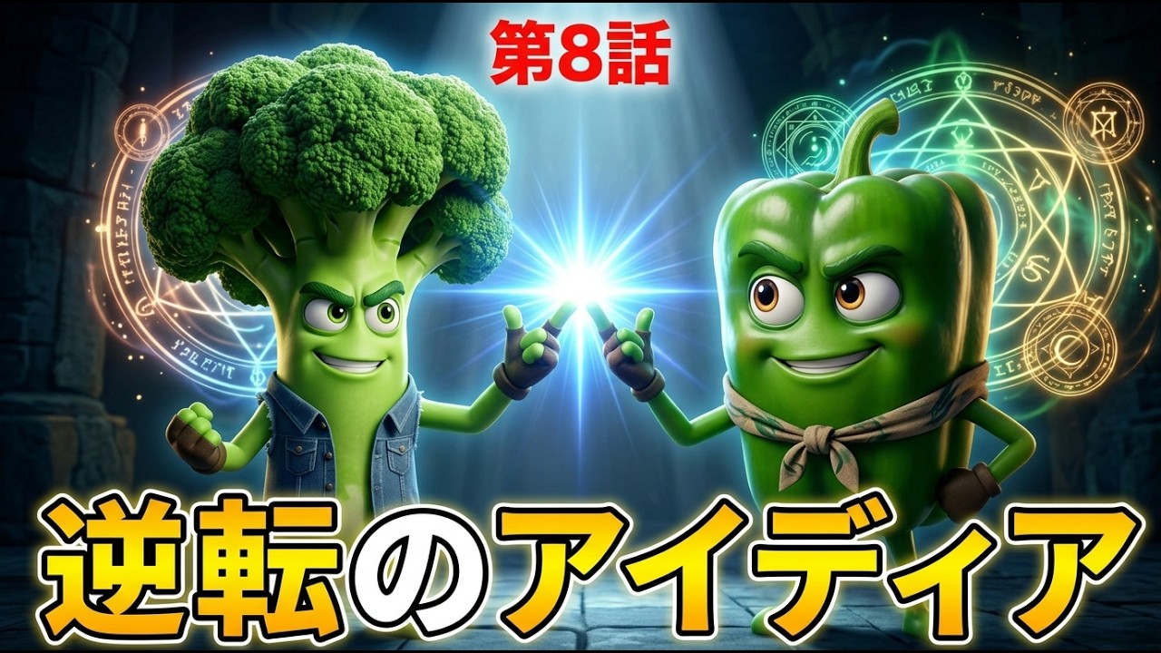 【公式】アニメ「サラリーマンの俺が、ブロッコリーに転生しヒーローになる物語」第8話「逆転のアイデア」