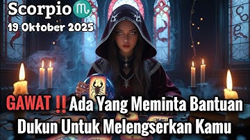 Scorpio♏ GAWAT‼️Ada Yang Meminta Bantuan Dukun Untuk Melengserkan Kamu! Okt 2025 - Planet Zodiak