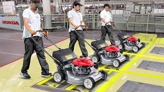 How Honda Build Tiny But Powerful Lawn Mowers Inside Massive Factory