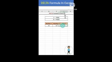 DELTA Formula in Excel #exceltips #exceltutorial #msexcel #excelhack #microsoftexcel #excellearning