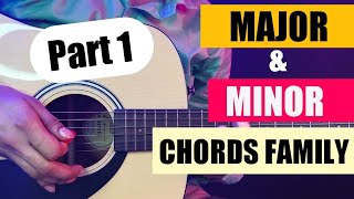 Major And Minor Chords Family Full Explain | All Chords Progressions | Part 1
