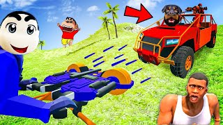 NEW MAP Battle of SHINCHAN and CHOP Team vs AMAAN-T  Team in Ravenfield Hindi