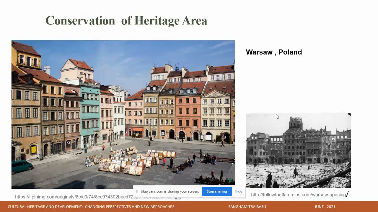 "Cultural heritage and development: changing perspective and new approaches" — Dr. Sanghamitra Basu.