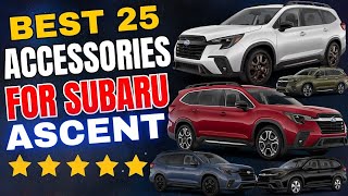 Player Profile Best 25 Subaru Ascent Accessories for Families Who Want Easy Storage Cleanliness and Comfort