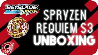 Spryzen Requiem S3 Unboxing Beyblade Burst Evolution