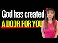 God has created A NEW DOOR FOR YOU. Don't miss it! #propheticword #opportunity #blessings