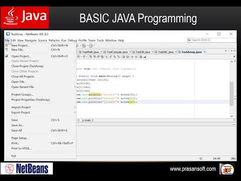 JAVA 043 ตัวอย่างโปรแกรมArray