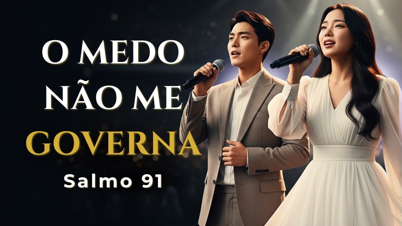 SALMO 91 CANTADO | Protegido Mesmo em Meio à Guerra  | Yanna & Kaio | Louvor Gospel | Lyric Video